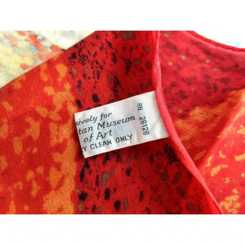The Metropolitan Museum Of Art 100% Silk Scarf Signac Feneon Kaleidoscope Japan